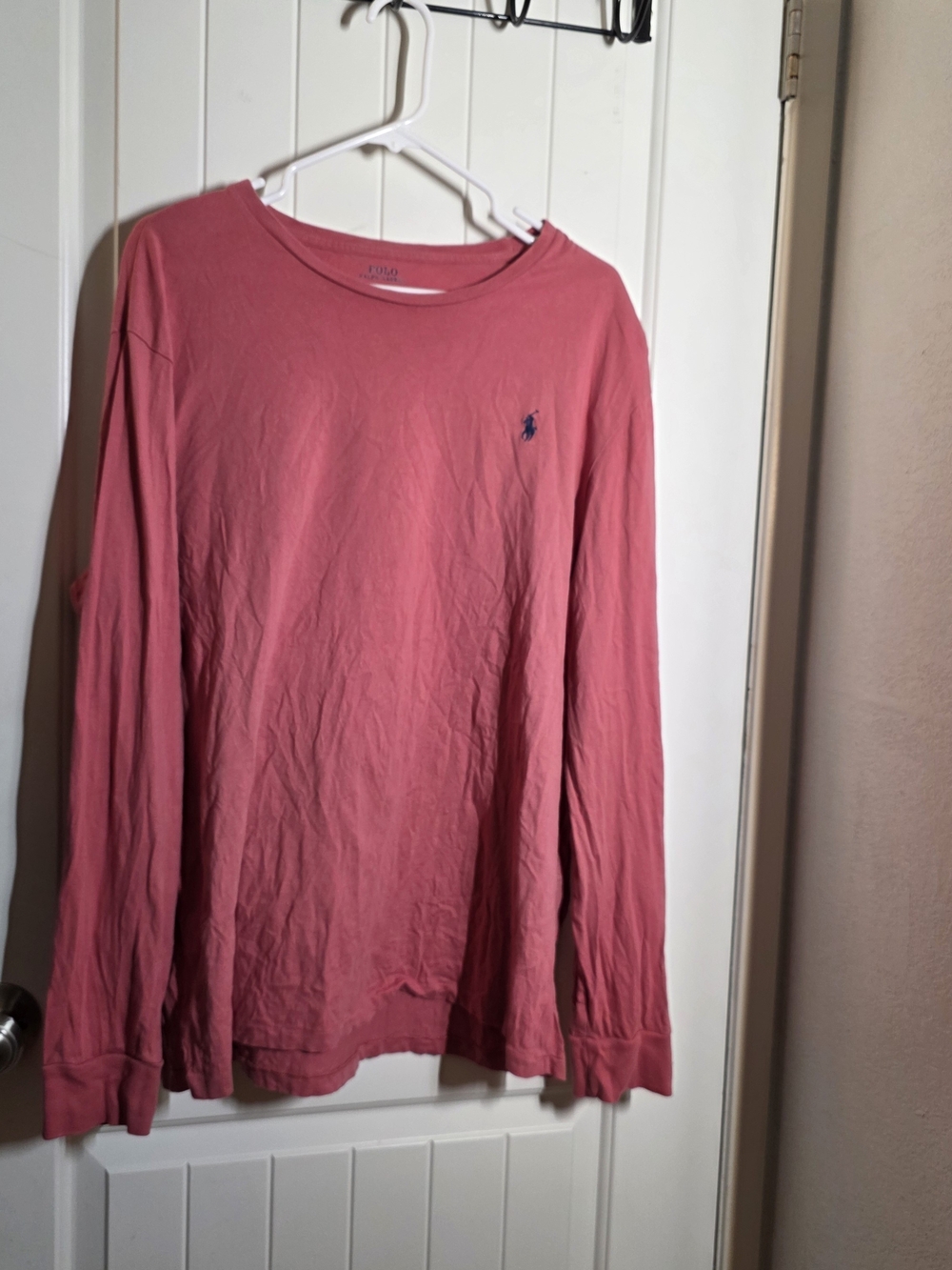 Polo by Ralph Lauren Long Sleeve Crewneck Shirt - Rose Pink